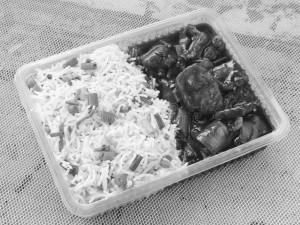 Paneer Fried Rice + Paneer Chilli Half