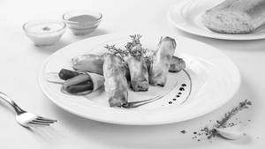 Baked Cheese & Chicken Filo Wrap