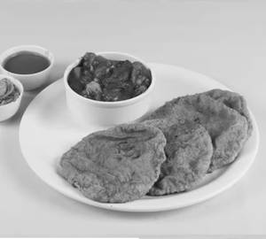 Palak Pudi 4 Pcs + Aloo Jeera Masala