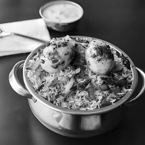 Egg Hyderabadi Biryani