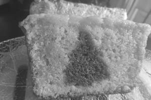 X'mas Confetti Tea Cake Slice