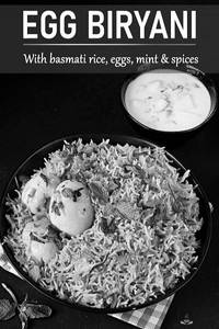 Egg Briyani + Raita