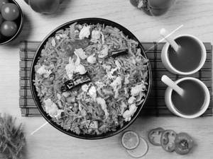 Schezwan  Rice - Egg