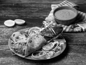 Chicken Burra Roll