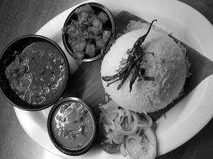 Mini - Rui (rohu) Fish Curry Thali