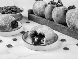 Dark Chocolate Bomboloni Doughnut