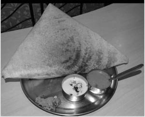 Coconut Plain Dosa 