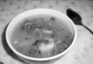 Veg clear soup
