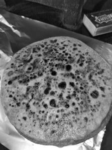 Sattu Paratha Butter Fry With Mixed Pickle