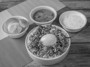 Mutton Keema Mughal Biryani