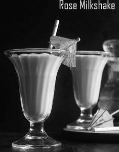 Rose Ice Cream Milkshake