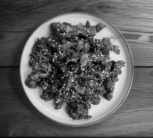 Chilli beef side dish