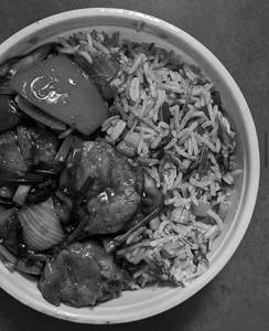 Chilli Chicken Half With Half Biriyani