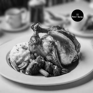 Whole Roasted Chicken With Mashed Potato