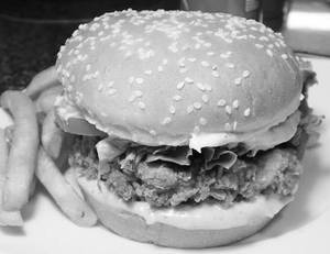 Chicken Burger With Cheese