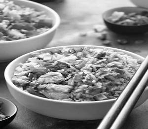 Singapore Chicken Fried Rice