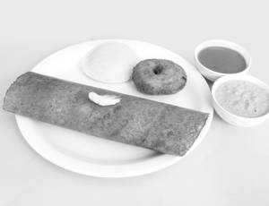 Masala Dosa+idli Sambhar