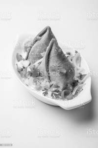 Samosa with Curd