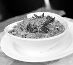 Chicken schezwan fried rice