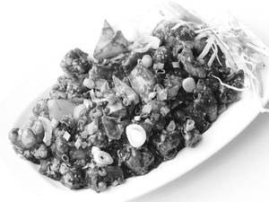 Mushroom chilli                   