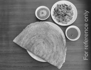 Onion Rava Masala Dosa Ghee