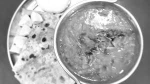 Dal fry with 4 chapati