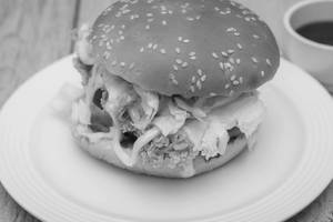 Premium Fried Chicken Burger
