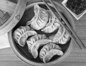 Steam Momos (chicken)
