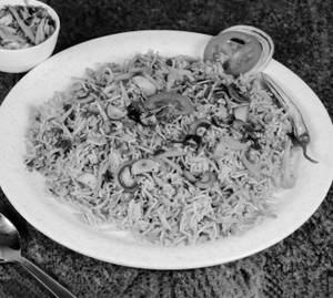 Mushroom Briyani 1
