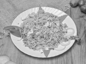 Egg Chicken Hakka Chow mein