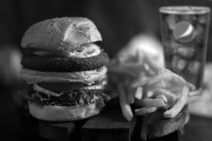 Hotty Veg Jumbo Burger Meal
