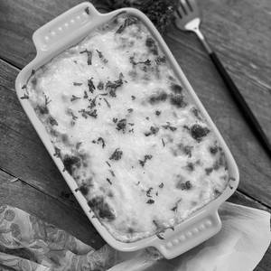Veg Au Gratin with Garlic Bread (4pcs)