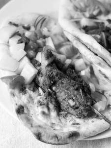 Veg Seekh Kebab Hotdog