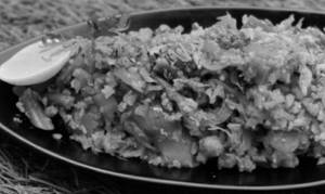 Cauli Chicken Tawa Pulav (mumbai Style) W/ Curd