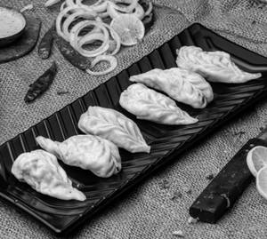 Chicken Steam Momos ( 6 Pcs )