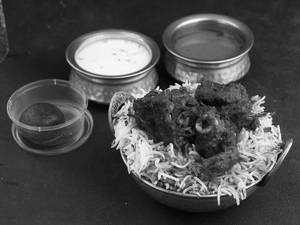 (mini)mutton Biryani+ Gulab Jamun 1 Piece