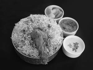Hyderabad Single Chicken Biryani(650gm)