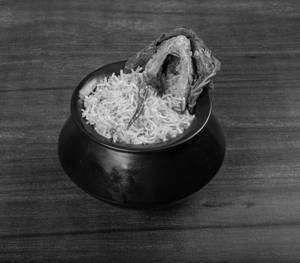 Kumro Pata Aam Acharer Ilish With Bone