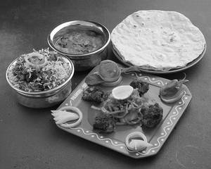Mini Mutton Biryani + Mini Mutton Kebab + Dal + Phulka