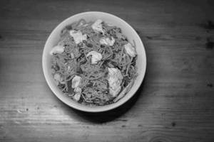 Shanghai Fried Noodle & Rice Egg