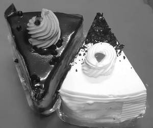 Black Forest + Choco Chips Pastry   BIG SIZE (Eggless)