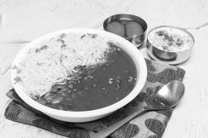 Rajma Rice With Raita And Hot Gulab Jamun [2 Pieces]