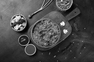 Schezwan Mushroom Fried Rice 