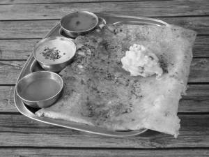 Onion Rava Masala Dosa                     