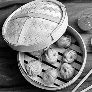 Chicken Momos (free 2 Dips))