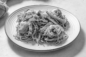 Shredded Chicken Spaghetti
