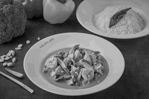 Thai Green Curry With Rice (Prawn)
