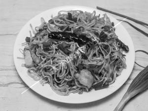 Chicken noodles