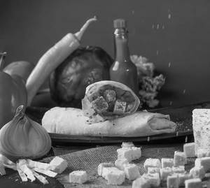 Paneer Shawarma