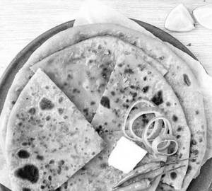 2 Aloo Paratha with Special Tea